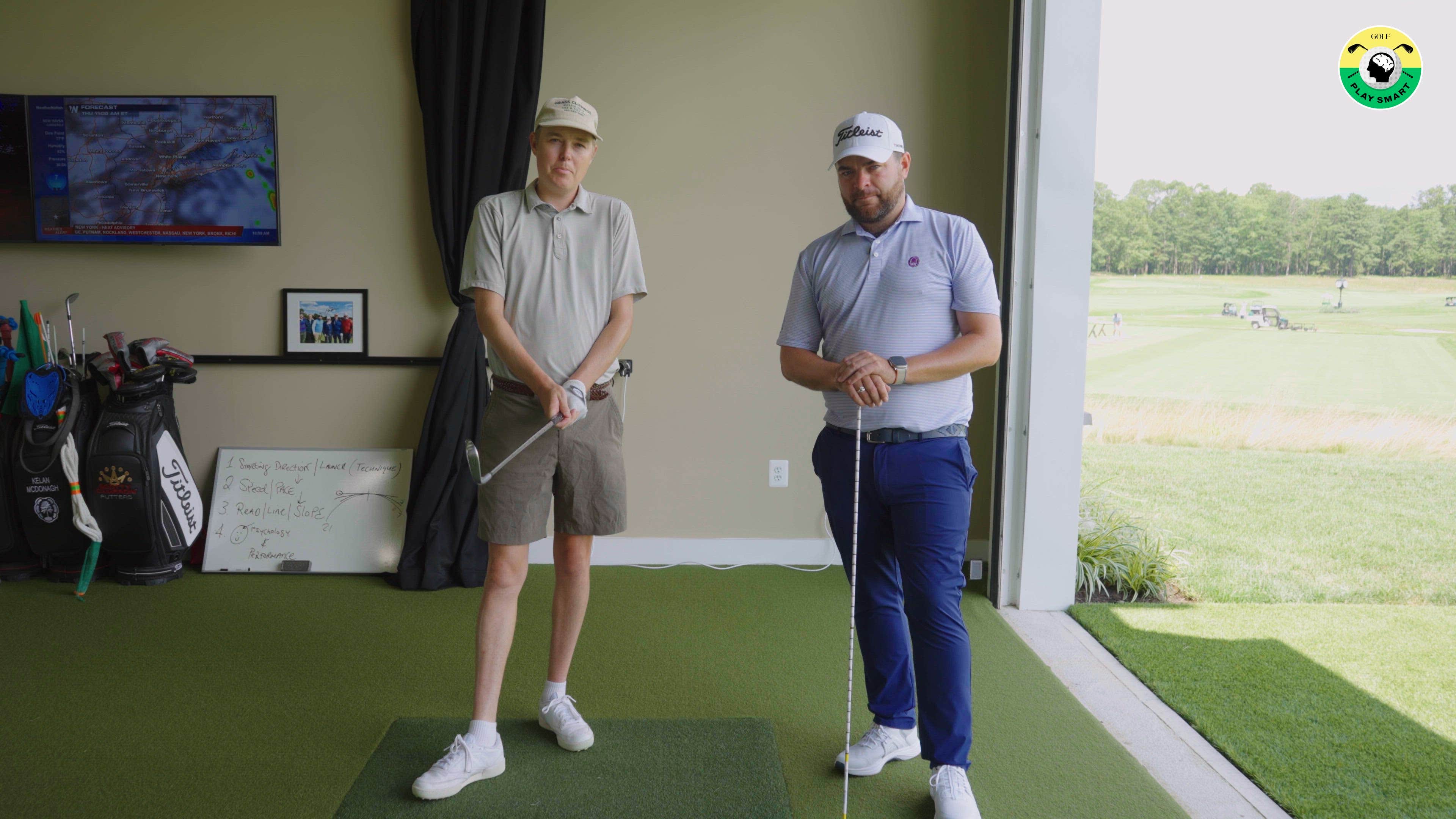 An easy way to get more hip rotation and hit longer drives
