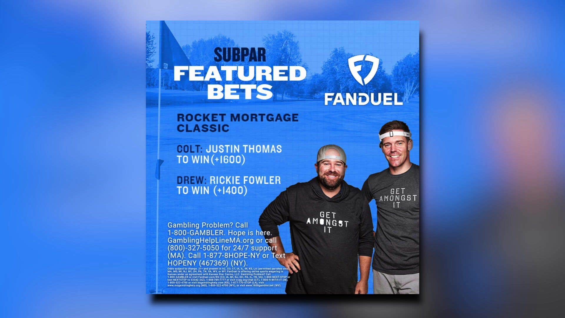 Subpar's FanDuel Picks of the Week for the Rocket Mortgage Classic