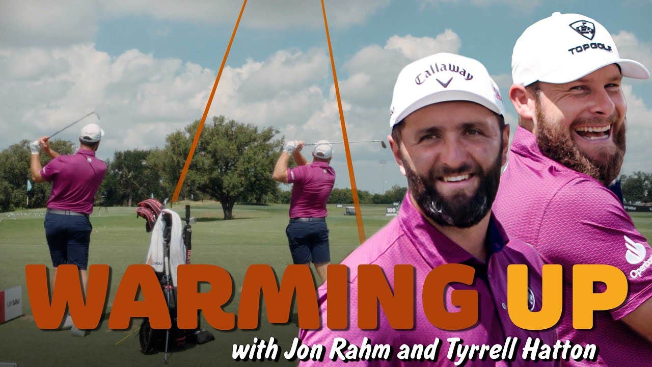 Jon Rahm and Tyrrell Hatton Unfiltered Range Session | Warming Up