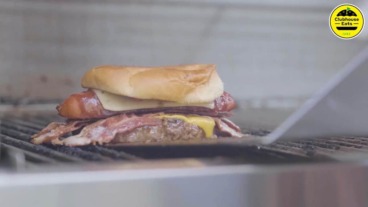 The most outrageous burger in golf demands *all* of your appetite