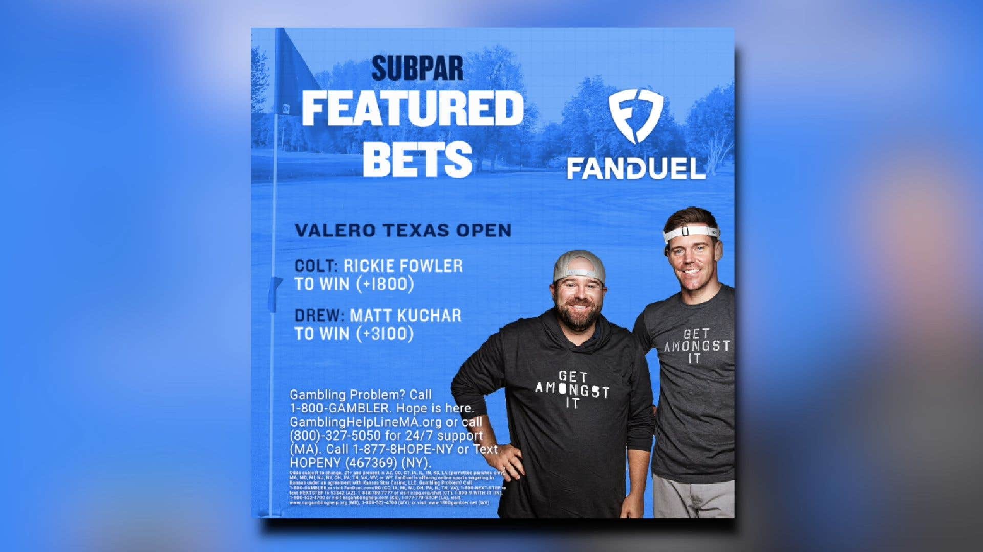 Subpar's FanDuel Picks of the Week for the Valero Texas Open