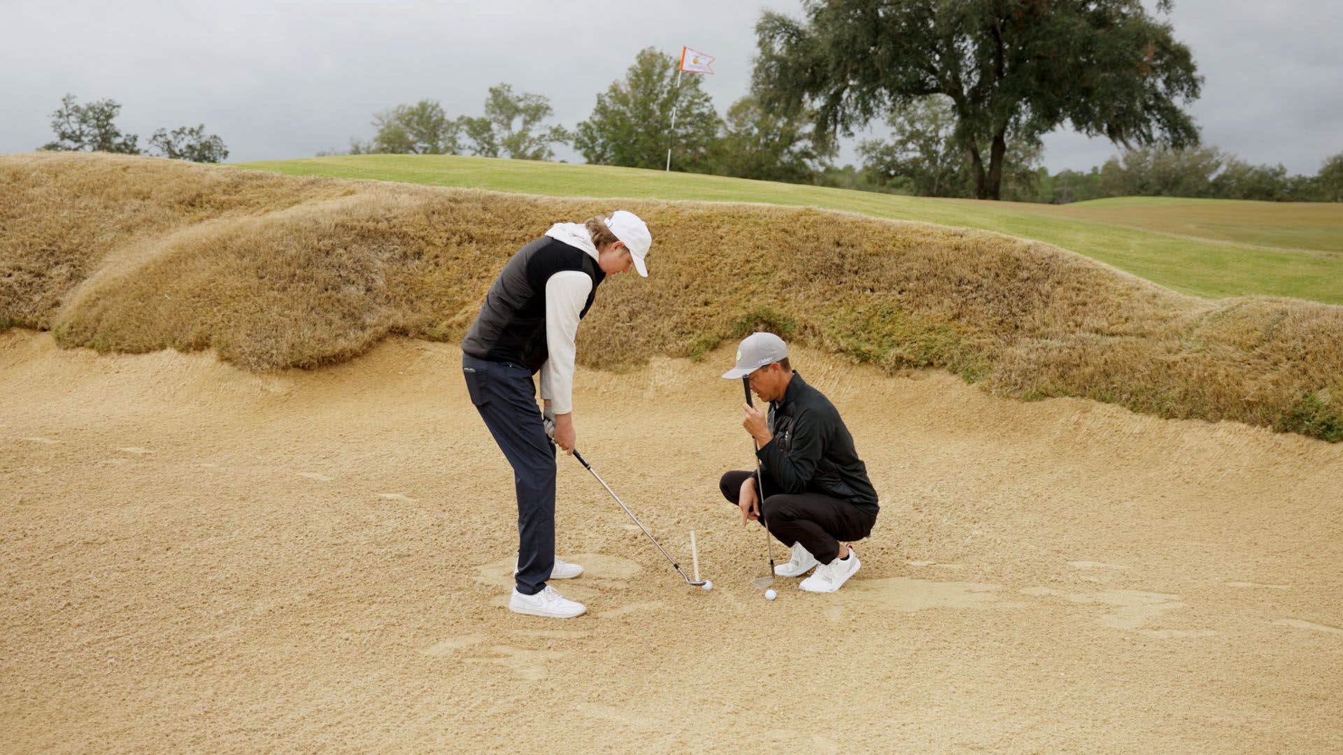 Do I actually need an open stance when hitting bunker shots?