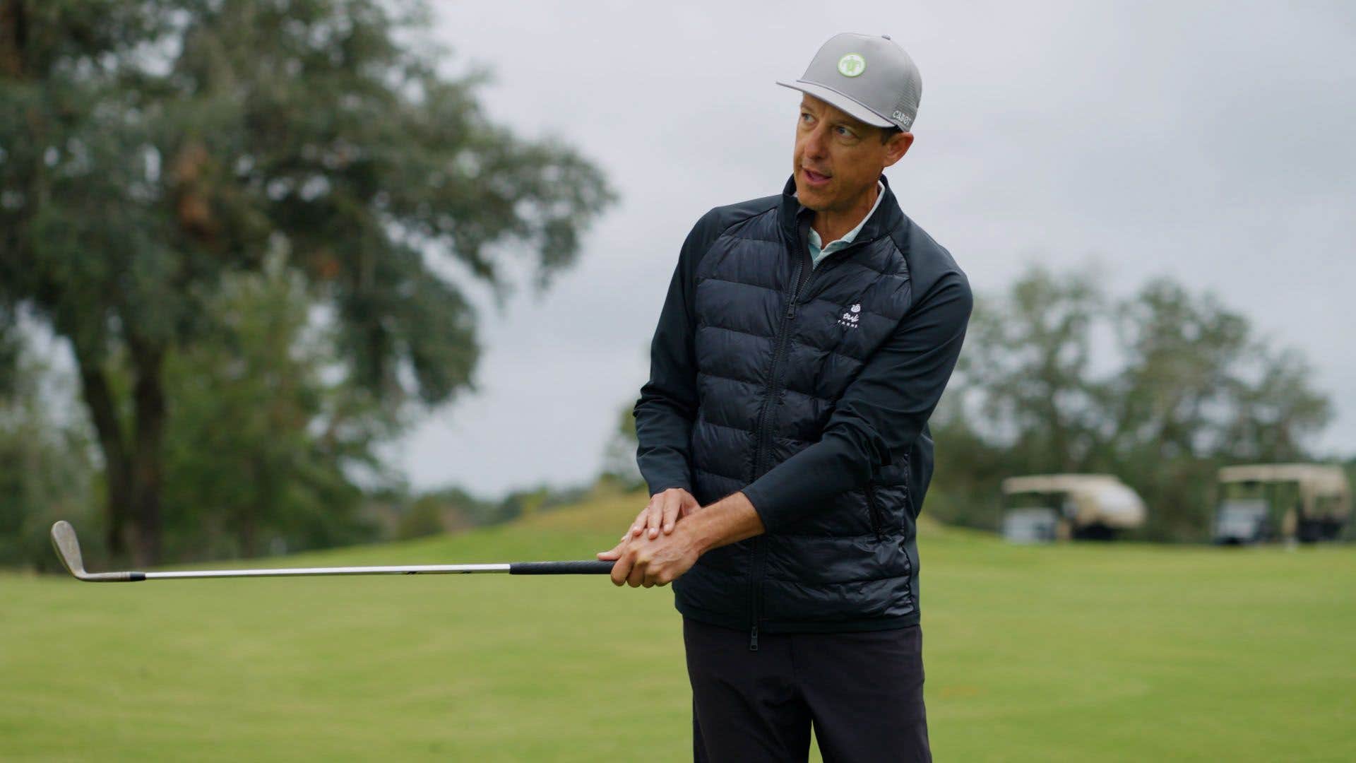 When should you use feel vs. yardage on wedge shots