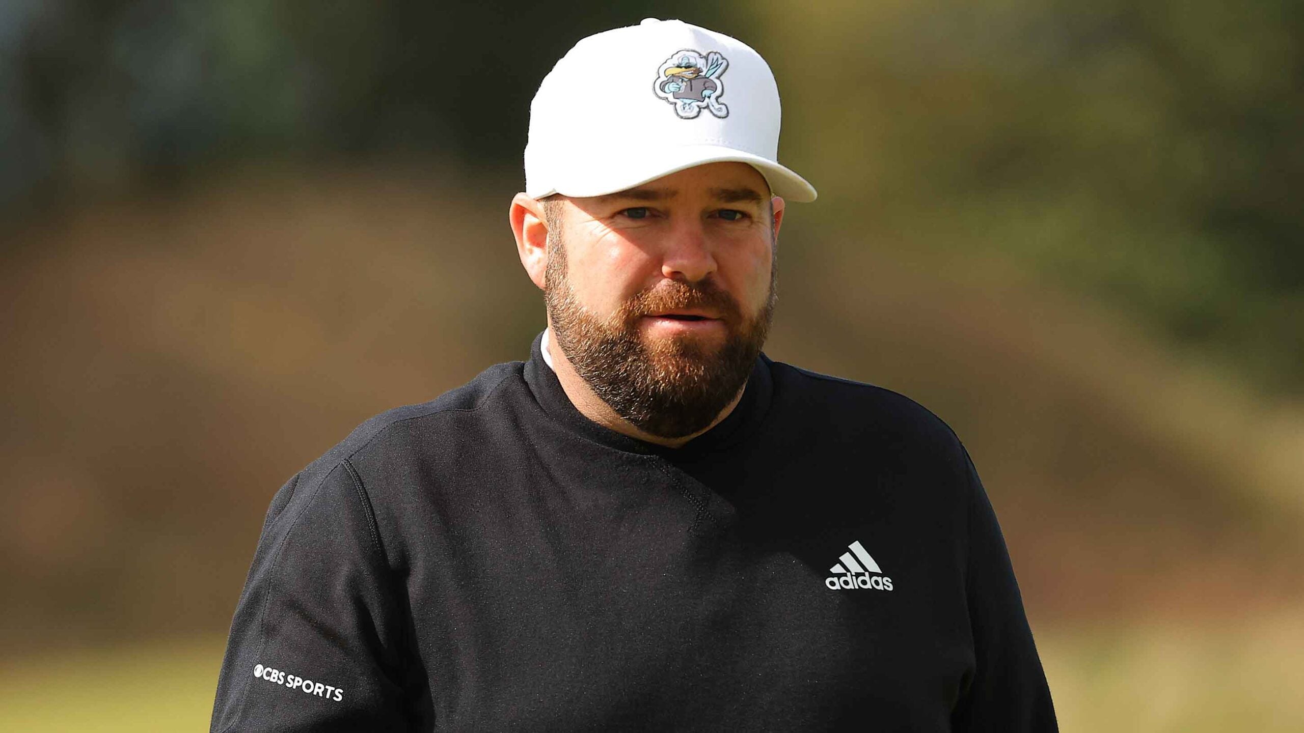 Colt Knost looks on during a practice round prior to the Genesis Scottish Open at The Renaissance Club on July 06, 2022