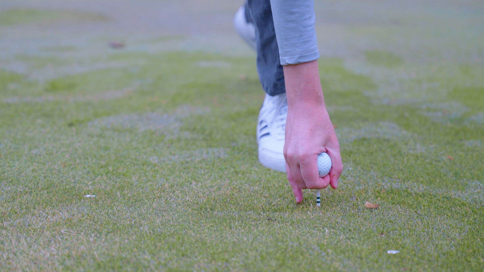 How high should I tee up my ball with a driver?