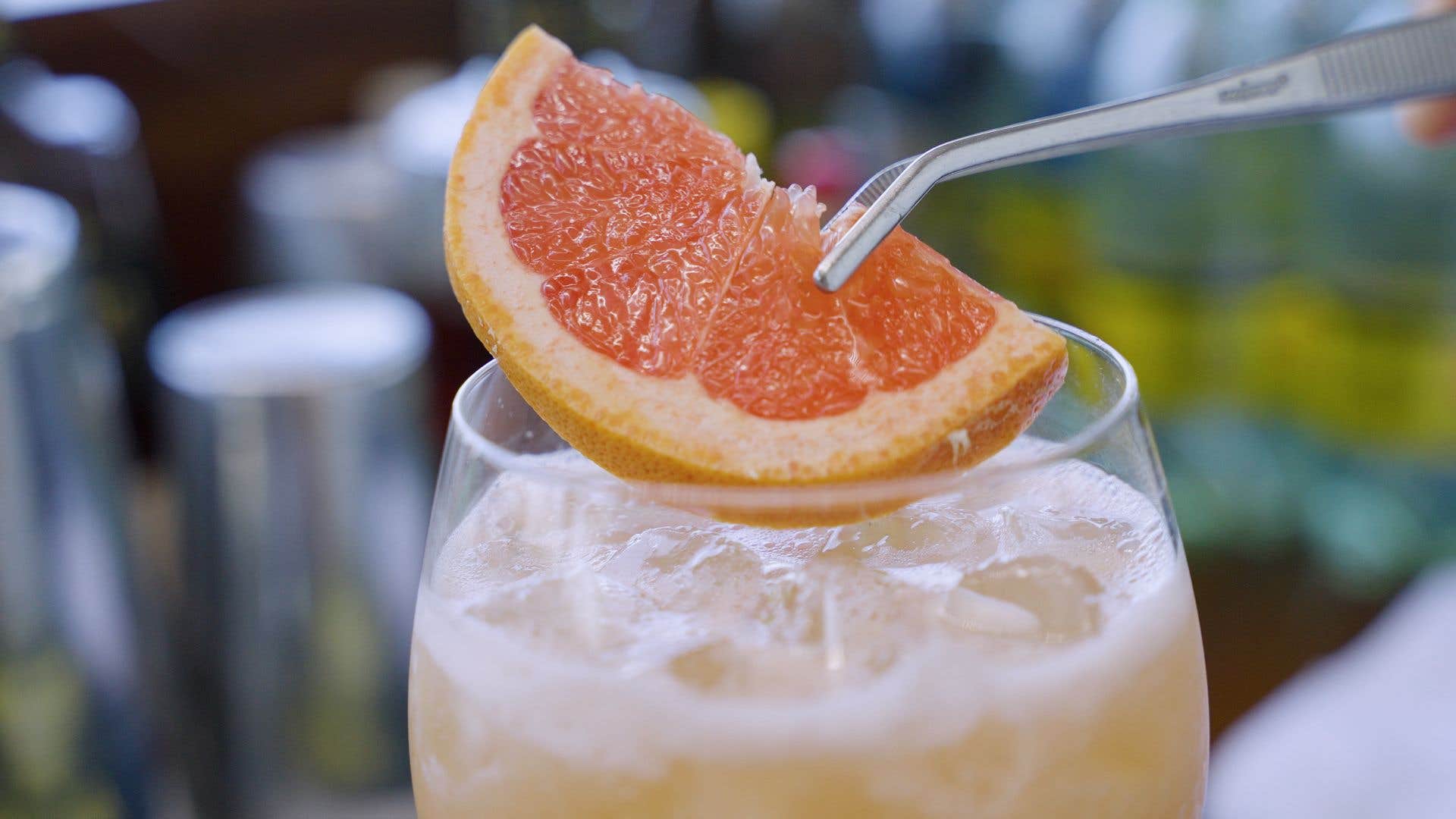 'Jonesy' margarita from The Deck in Punta Mita