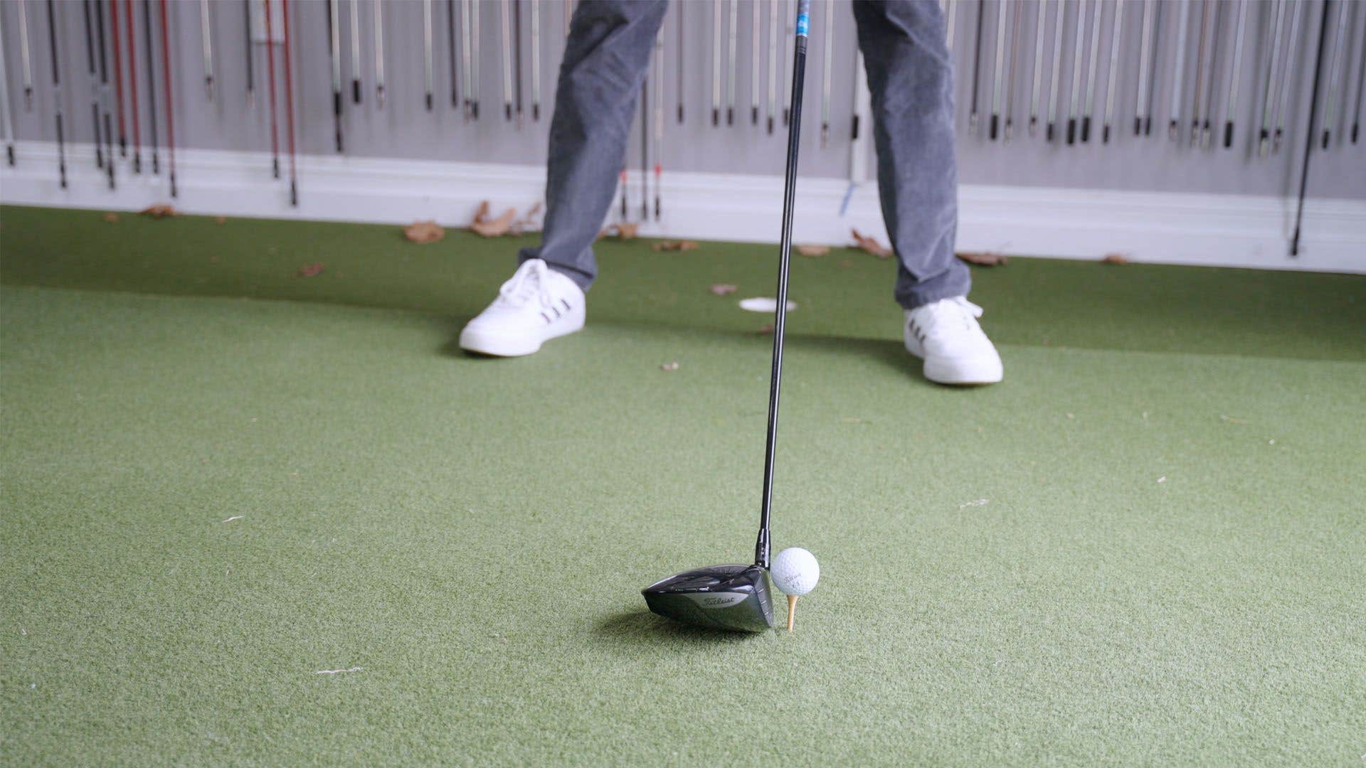 What is the correct ball position for each club