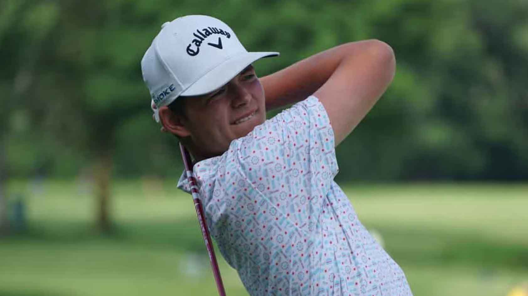 Liam Lodding competing in 2024