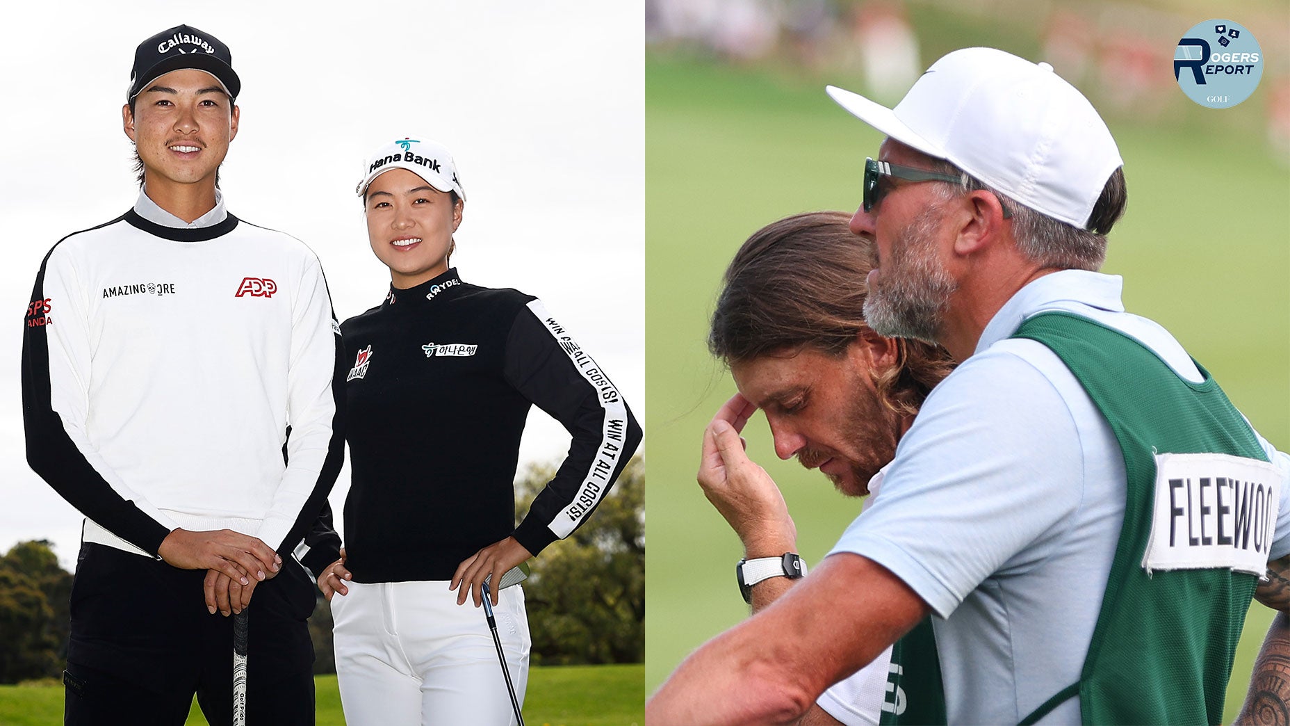 The Lee siblings, Tommy Fleetwood at the Travelers Championship.
