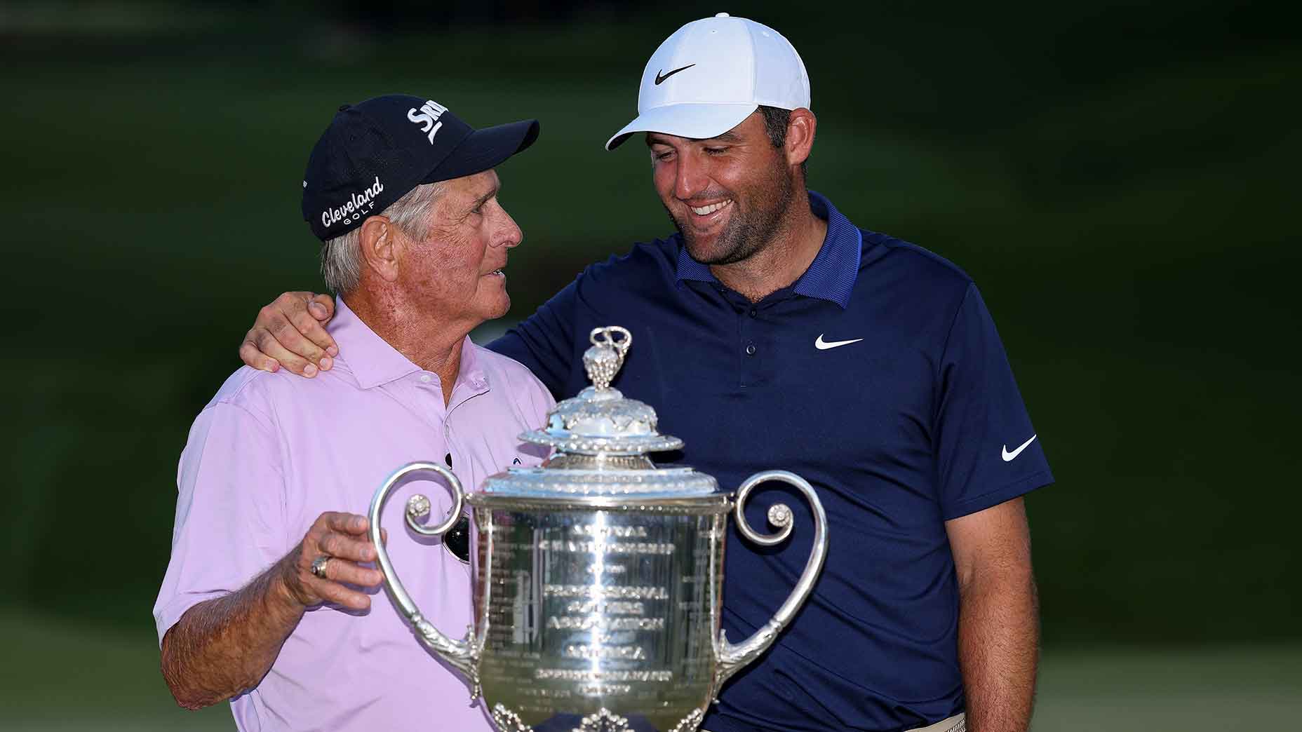 Scottie Scheffler and coach randy smith