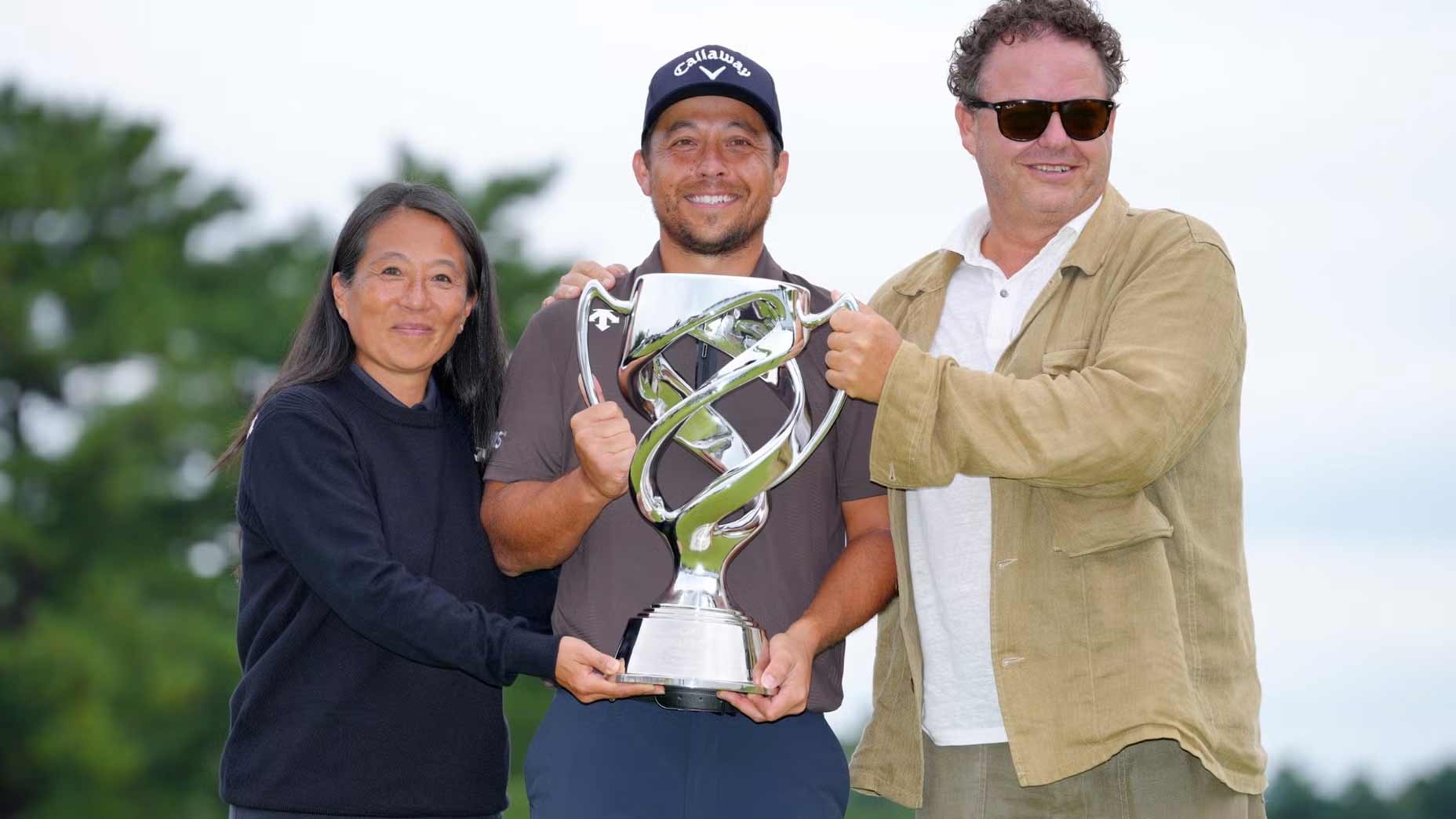 Xander Schauffele after winning the 2025 Baycurrent Classic.